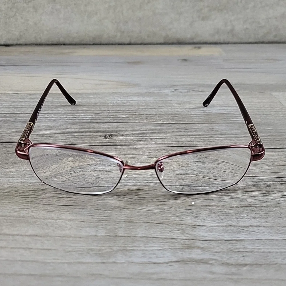 Coach Eyeglasses FRAMES ONLY‎ Womens Red Gertie 242 Bordeaux 53-16-135